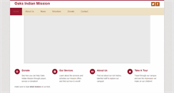 Desktop Screenshot of oaksindianmission.org